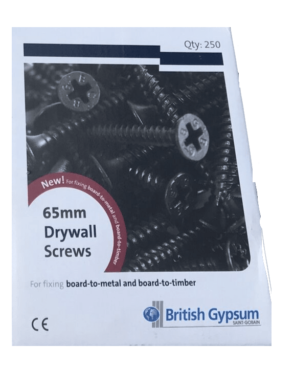 british gypsum, bg, drywall screws