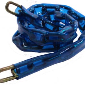 1.5m Blue Sleeved Security Chain