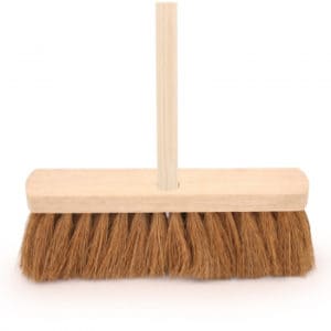 12" Coco Broom With Handle