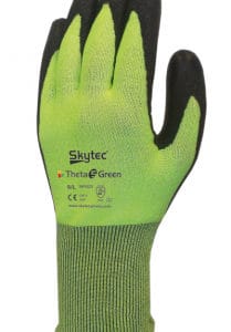 Colour Cut (5) Green Nitrile Gloves Size 9